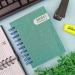 Agenda 2024 Espiral Colorida 12,9 cm x 17,9 cm 168 Folhas - Interponte
