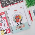Caderno Universitário Espiral Capa Dura Coca Cola Connect 1 Matéria 20 x 27,5 cm 80 Folhas - Tilibra