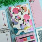 Agenda Espiral Diária Minnie 2024 12,9 cm x 18,7 cm 176 Folhas - Tilibra