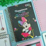 Agenda Espiral Diária Minnie 2024 12,9 cm x 18,7 cm 176 Folhas - Tilibra