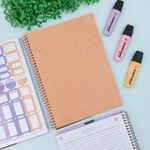 Caderno Universitário Espiral Capa Plástica Neon Connect 1 Matéria 20 x 27,5 cm 80 Folhas - Tilibra