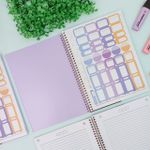 Caderno Universitário Espiral Capa Plástica Neon Connect 1 Matéria 20 x 27,5 cm 80 Folhas - Tilibra