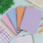 Caderno Universitário Espiral Capa Plástica Neon Connect 1 Matéria 20 x 27,5 cm 80 Folhas - Tilibra