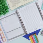 Caderno Universitário Espiral Capa Plástica Neon Connect 10 Matérias 20 x 27,5 cm 160 Folhas - Tilibra