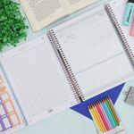 Caderno Universitário Espiral Capa Plástica Neon Connect 10 Matérias 20 x 27,5 cm 160 Folhas - Tilibra