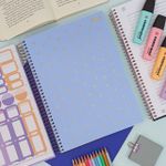 Caderno Universitário Espiral Capa Plástica Neon Connect 10 Matérias 20 x 27,5 cm 160 Folhas - Tilibra