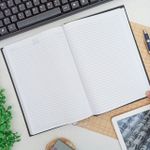Agenda 2024 Executiva Costurada Diária Napoli Preta 15,9 x 23,3 cm 192 Folhas - Tilibra