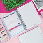 Caderno Universitário Espiral Capa Dura Minnie Connect 10 Matérias 160 Folhas 20 x 27,5 cm - Tilibra
