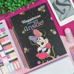 Caderno Universitário Espiral Capa Dura Minnie Connect 10 Matérias 160 Folhas 20 x 27,5 cm - Tilibra