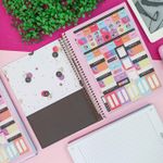 Caderno Universitário Espiral Capa Dura Minnie Connect 10 Matérias 160 Folhas 20 x 27,5 cm - Tilibra