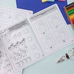 Caderno de Alfabetização Matemática Primeiros Números 8 Folhas 18,9 x 24,9 cm - Tilibra