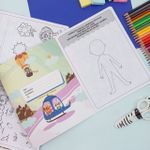 Caderno de Alfabetização Diversão 8 Folhas 18,9 x 24,9 cm - Tilibra