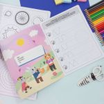 Caderno de Alfabetização Contornar 8 Folhas 18,9 x 24,9 cm - Tilibra