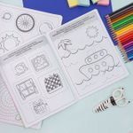 Caderno de Alfabetização Contornar 8 Folhas 18,9 x 24,9 cm - Tilibra