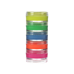 Kit Tinta Facial Cremosa Neon 5 Cores (amarelo, verde, azul, laranja, rosa) - Color Make