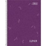 Caderno 1/4 Lunix Colorido Espiral Capa Dura 14 x 20 cm 80 Folhas - Tilibra