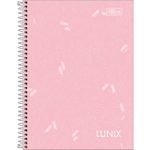 Caderno 1/4 Lunix Colorido Espiral Capa Dura 14 x 20 cm 80 Folhas - Tilibra