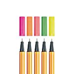Caneta Point 88 Tons Neon - Stabilo