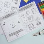Caderno de Alfabetização Formas Geométricas 8 Folhas 18,9 x 24,9 cm - Tilibra