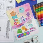 Caderno de Alfabetização Formas Geométricas 8 Folhas 18,9 x 24,9 cm - Tilibra