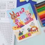 Caderno de Alfabetização Matemática Tabuada 8 Folhas 18,9 x 24,9 cm - Tilibra