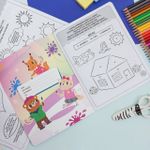 Caderno de Alfabetização Cores 8 Folhas 18,9 x 24,9 cm - Tilibra