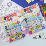 Caderno de Alfabetização Cores 8 Folhas 18,9 x 24,9 cm - Tilibra