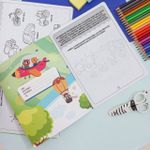 Caderno de Alfabetização Geografia Transportes 8 Folhas 18,9 x 24,9 cm - Tilibra