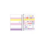 Agenda Espiral Diária 2024 Happy Colorido 14 cm x 20 cm - Tilibra