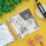 Fichário Argolado Mini Harry Potter 13 x 13,5 cm 80 Folhas - DAC