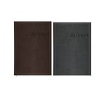 Agenda 2024 Advogado Preta e Marrom 14,5 X 20,5 cm 192 Folhas - Tilibra
