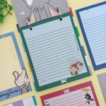 Refil de Fichas para Mini Fichário Looney Tunes 14 x 17 cm 80 Folhas - DAC