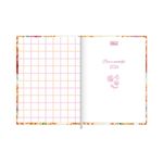 Agenda 2024 Costurada Feminine Floral 12,3 x 16,6 cm 112 Folhas - Tilibra