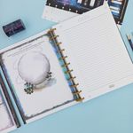 Caderno de Disco Tilidisco Connect 10 Matérias Magic Tamanho Universitário Capa Dura 20 x 27,5 cm 160 Folhas - Tilibra