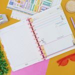 Caderno de Disco Tilidisco Connect 10 Matérias Snoopy Tamanho Universitário Capa Dura 20 x 27,5 cm 160 Folhas - Tilibra