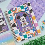 Caderno Universitário Smart Mickey 20 x 27,5 cm 80 Folhas - DAC