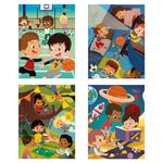 Caderno 1/4 Brochura Capa Dura Sapeca 14 x 20 cm 48 folhas - Tilibra