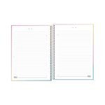 Caderno Universitário Capa Dura Lovely Friend Panda 20 x 27,5 cm 10 Matérias 160 Folhas - Tilibra