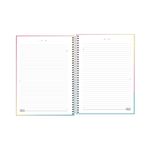 Caderno Espiral Capa Dura Universitário Panda Lovely Friend 20 x 27,5 cm 16 Matérias 256 Folhas- Tilibra