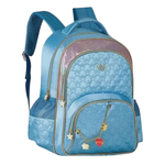 Mochila Escolar Sweet Queen Azul - Clio Style