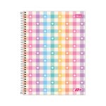 Caderno Univeristário Espiral D+ Colorido 16 Matérias 320 Folhas Pautadas 20 x 27,5 cm Feminino - Tilibra 