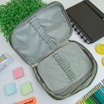 Estojo Box Verde Militar100 Pens Jumbo com 1 Divisória - Daterra