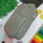 Estojo Box Cinza 100 Pens Jumbo com 1 Divisória - Daterra