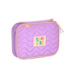 Estojo Box Escolar Luluca (Azul, Lilás e Rosa) - ClioStyle