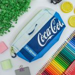 Estojo Necessaire Coca-Cola Azul e Verde - Pacific