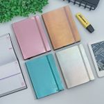 Agenda 2024 Costurada Soft Colors (Azul, Dourado, Prata e Rosa) 11,5 x 15,5 cm 168 Folhas - São Domingos