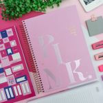 Caderno Espiral Capa Dura Universitário Love Pink 10 Matérias 160 Folhas 20 x 27,5 cm - Tilibra