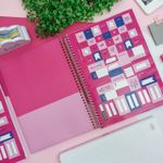 Caderno Espiral Capa Dura Universitário Love Pink 10 Matérias 160 Folhas 20 x 27,5 cm - Tilibra