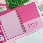Caderno Espiral Capa Dura Universitário Love Pink 10 Matérias 160 Folhas 20 x 27,5 cm - Tilibra