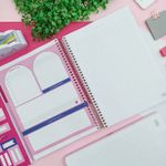 Caderno Espiral Capa Dura Universitário Love Pink 10 Matérias 160 Folhas 20 x 27,5 cm - Tilibra